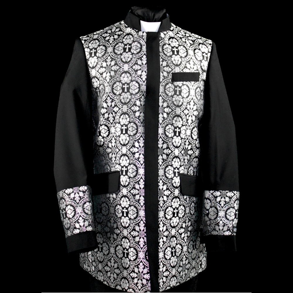 Clergy pastor bishop preacher jacket blazer